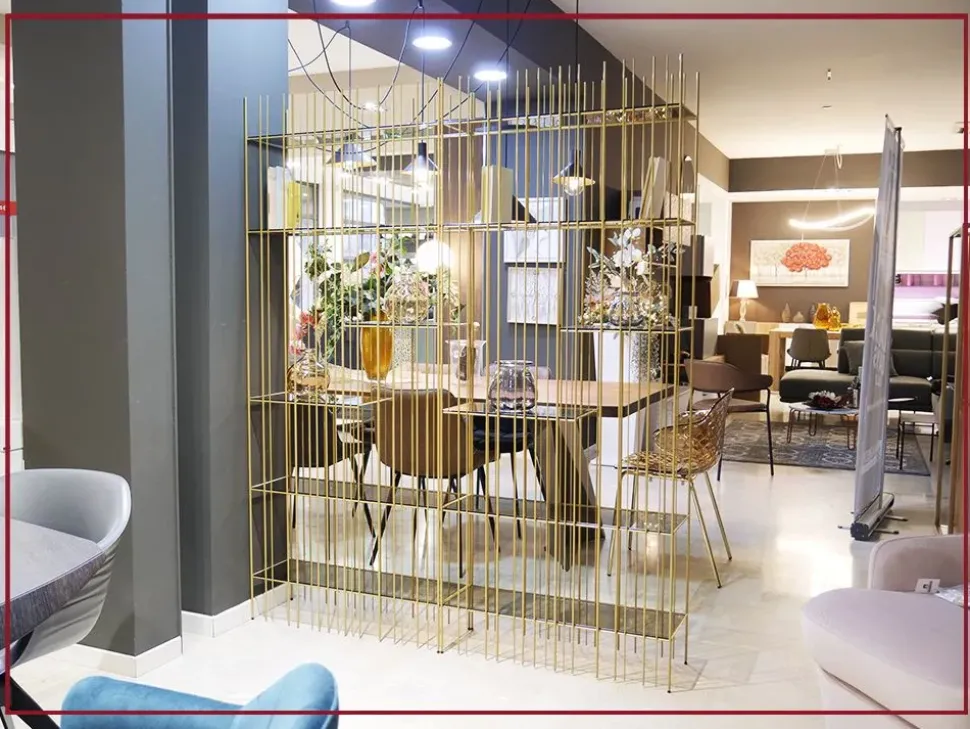 Libreria Mogg in metallo a prezzo Outlet: scopri Metrica oro