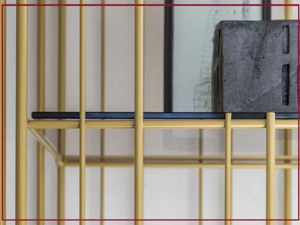 Libreria Mogg in metallo a prezzo Outlet: scopri Metrica oro