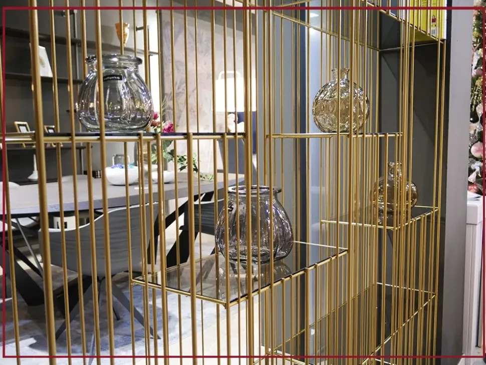 Libreria Mogg in metallo a prezzo Outlet: scopri Metrica oro