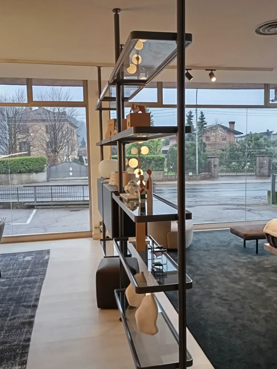 Libreria Molteni & c in metallo a prezzo Outlet: scopri Libreria hector bifacciale