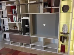 Libreria Mood stile moderna di Astor mobili in Offerta Outlet