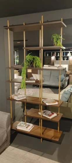 Libreria Nature design in metallo scontata -40%: scopri Libreria random nature design