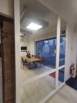 Libreria Opera hall in laccato opaco Aster cucine in Offerta Outlet