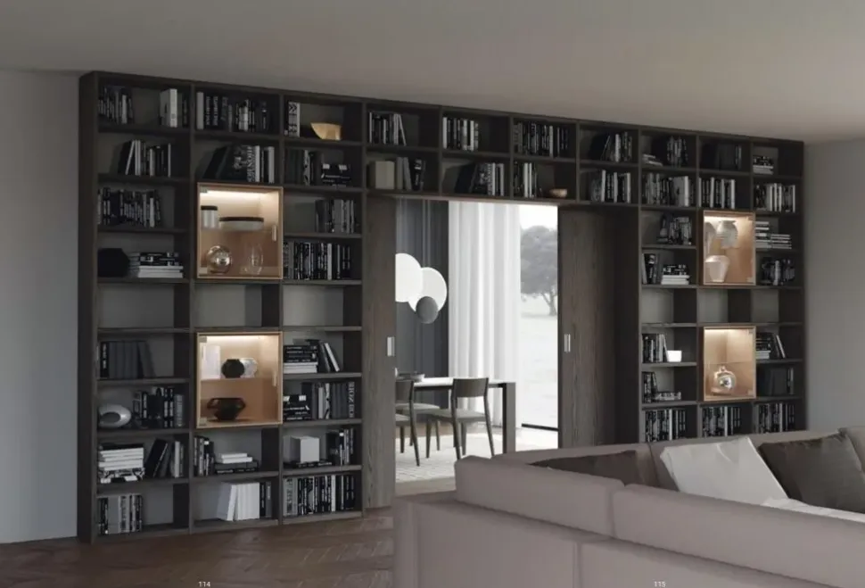 Libreria Orizzonte in stile design di Artigianale in OFFERTA OUTLET