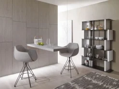 Libreria Ozzio in laccato opaco a prezzo Outlet: scopri Manga