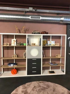 Libreria Palo alto stile moderno di Dielle scontata