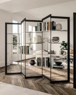 Libreria Panto in stile design di Ozzio in OFFERTA OUTLET  affrettati