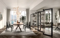 Libreria Panto in stile design di Ozzio in OFFERTA OUTLET affrettati