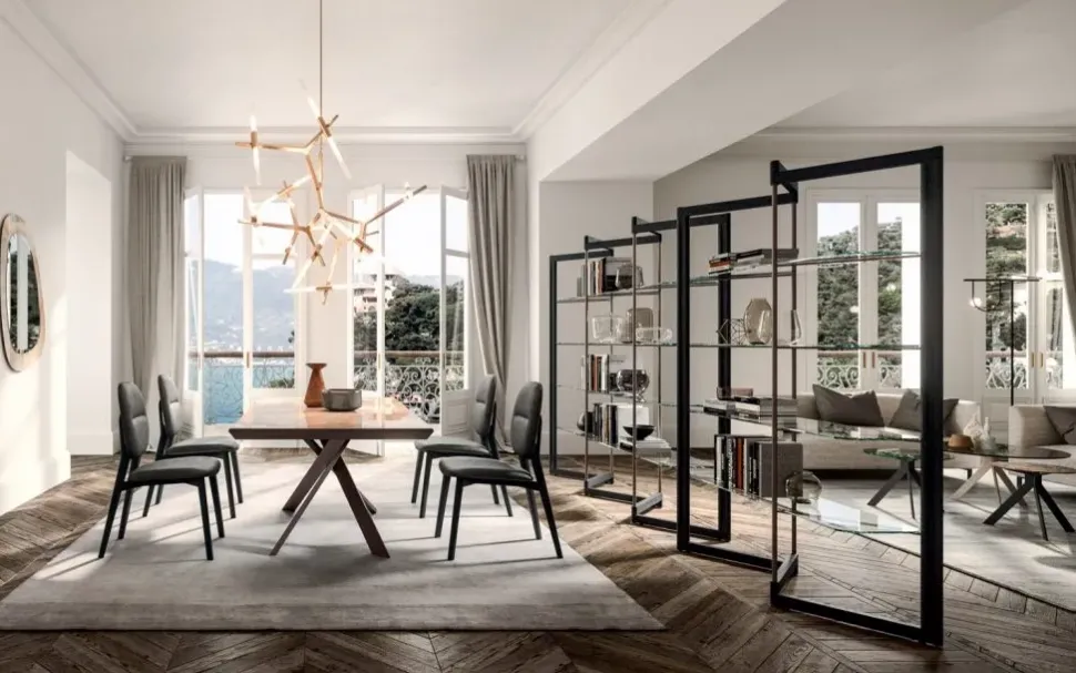 Libreria Panto in stile design di Ozzio in OFFERTA OUTLET affrettati