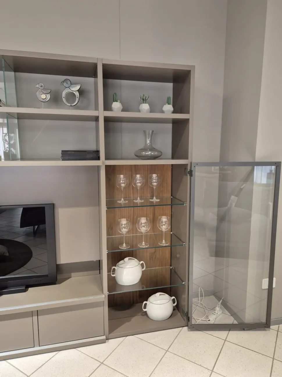 Libreria Presotto in laccato opaco scontata -30%: scopri Pari e dispari