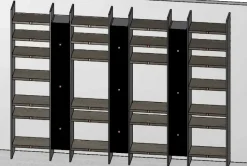 Libreria Qmc024 Imab in stile design a prezzi outlet