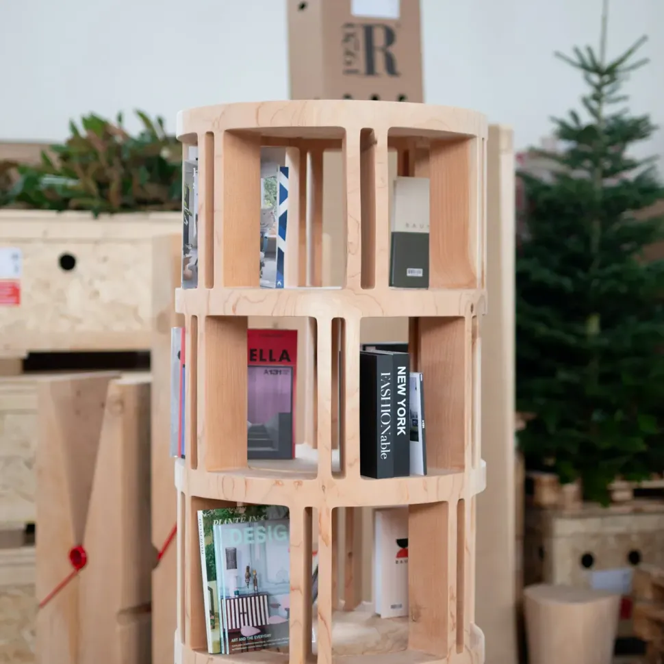 Libreria Riva 1920 in legno in Offerta Outlet: scopri Torre lignea