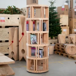 Libreria Riva 1920 in legno in Offerta Outlet: scopri Torre lignea