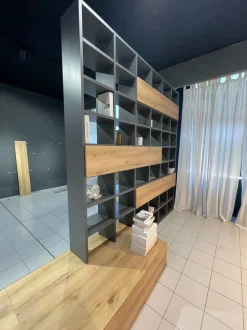 Libreria Siloma in legno scontata -71%: scopri 5.0 giorno