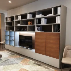 Libreria Sistema flexus Giellesse in stile design con forte sconto