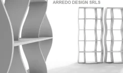 Libreria Swing * stile design di Doimo salotti in Offerta Outlet