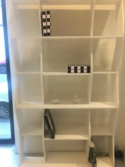 Libreria Swing  Doimo idea in laccato opaco a prezzo Outlet