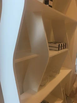 Libreria Swing  Doimo idea in laccato opaco a prezzo Outlet