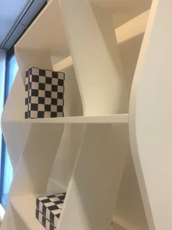 Libreria Swing  Doimo idea in laccato opaco a prezzo Outlet