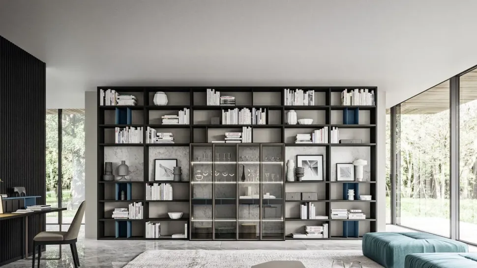Libreria System day stile design di Homes in offerta