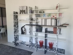 Libreria Takebook De rosso in stile design in offerta