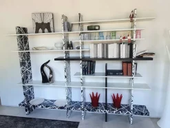 Libreria Takebook De rosso in stile design in offerta