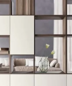 Libreria Time stile moderno Time di Marka scontata