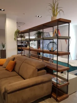 Libreria Tomasella in laminato materico Libreria fortebraccio  a prezzo scontato