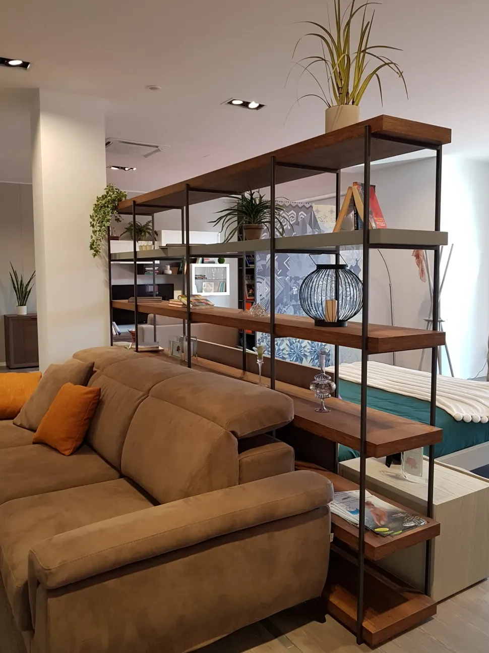 Libreria Tomasella in laminato materico Libreria fortebraccio a prezzo scontato