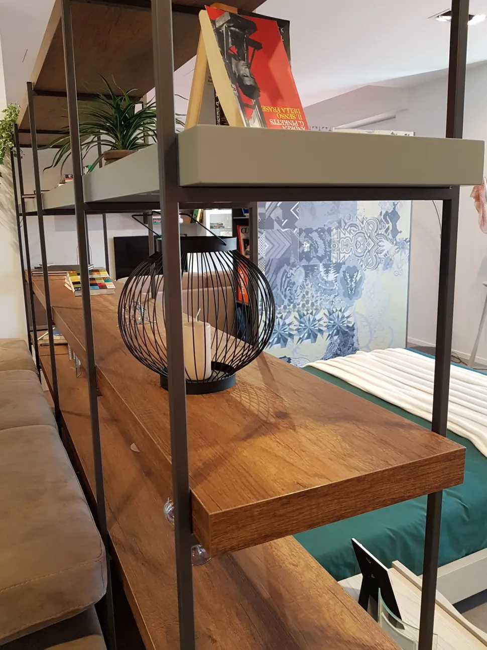 Libreria Tomasella in laminato materico Libreria fortebraccio a prezzo scontato