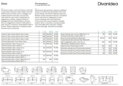 Lineare a 4 posti Soho di Divanidea: prezzo su richiesta