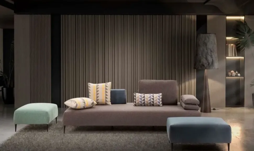 Lineare Divano modulare sfoderabile anti macchia Md work a PREZZO OUTLET scontato del 45%