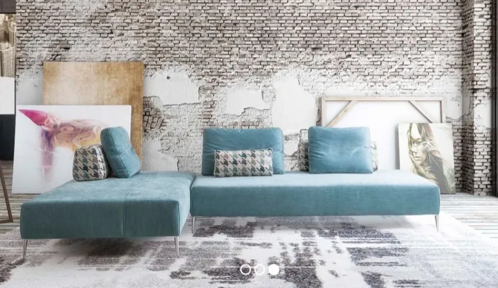 Lineare Divano modulare sfoderabile anti macchia Md work a PREZZO OUTLET scontato del 45%