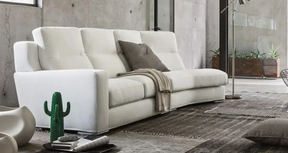 Lineare Divano pelle luxury italia Md work: con uno SCONTO ESCLUSIVO del 40%