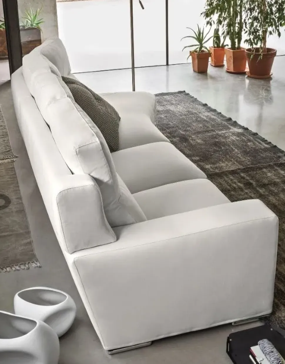 Lineare Divano pelle luxury italia Md work: con uno SCONTO ESCLUSIVO del 40%