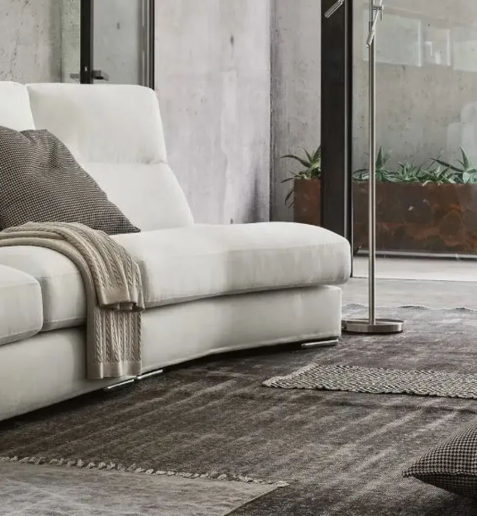 Lineare Divano pelle luxury italia Md work: con uno SCONTO ESCLUSIVO del 40%