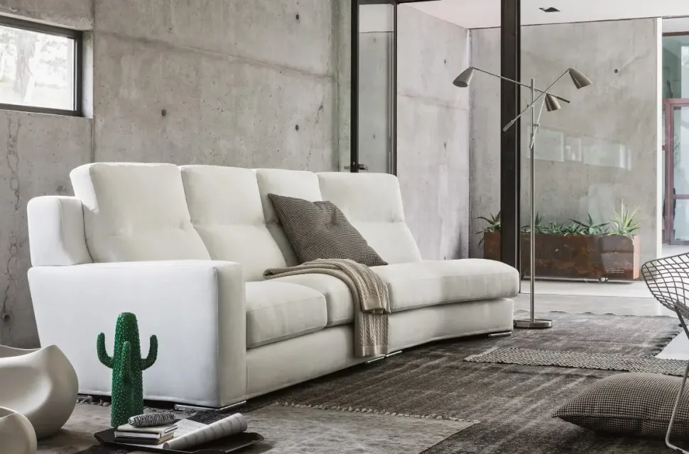 Lineare Divano pelle luxury italia Md work: con uno SCONTO ESCLUSIVO del 40%