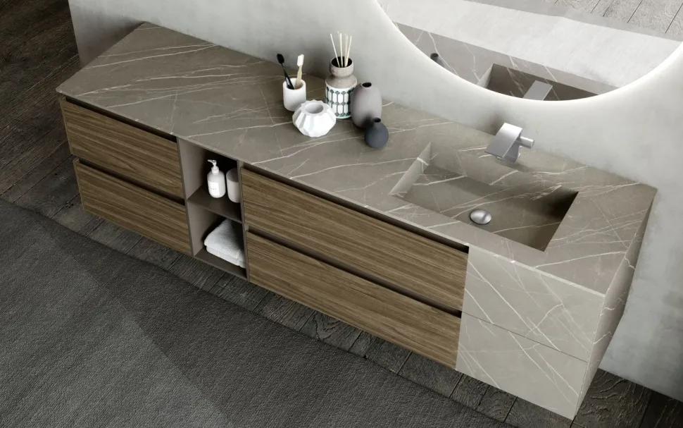 M2 system 227 Baxar: mobile bagno sospeso A PREZZI OUTLET