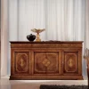 Madia Artigiani veneti Credenza a 4 ante in noce intarsiato in promo-sconto 30% SCONTO IMPERDIBILE