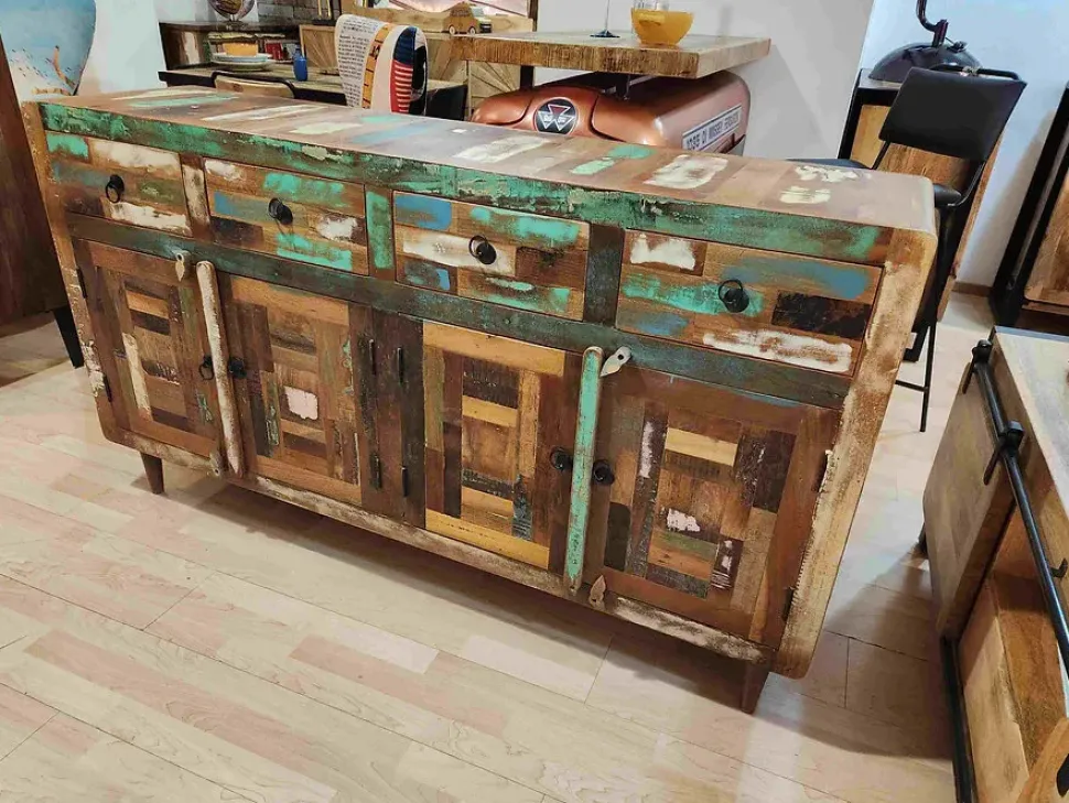 Madia Credenza cred 160 in stile design di Outlet etnico in Offerta Outlet