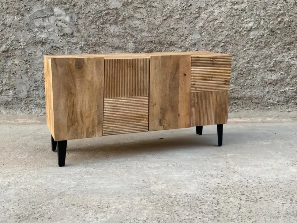 Madia Credenza industrial marcus 145 cm in stile design di Outlet etnico in Offerta Outlet