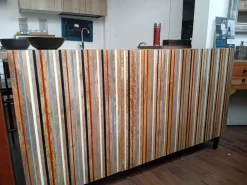 Madia Credenza line nordic 3 ante  di Nuovi mondi collection a prezzi convenienti