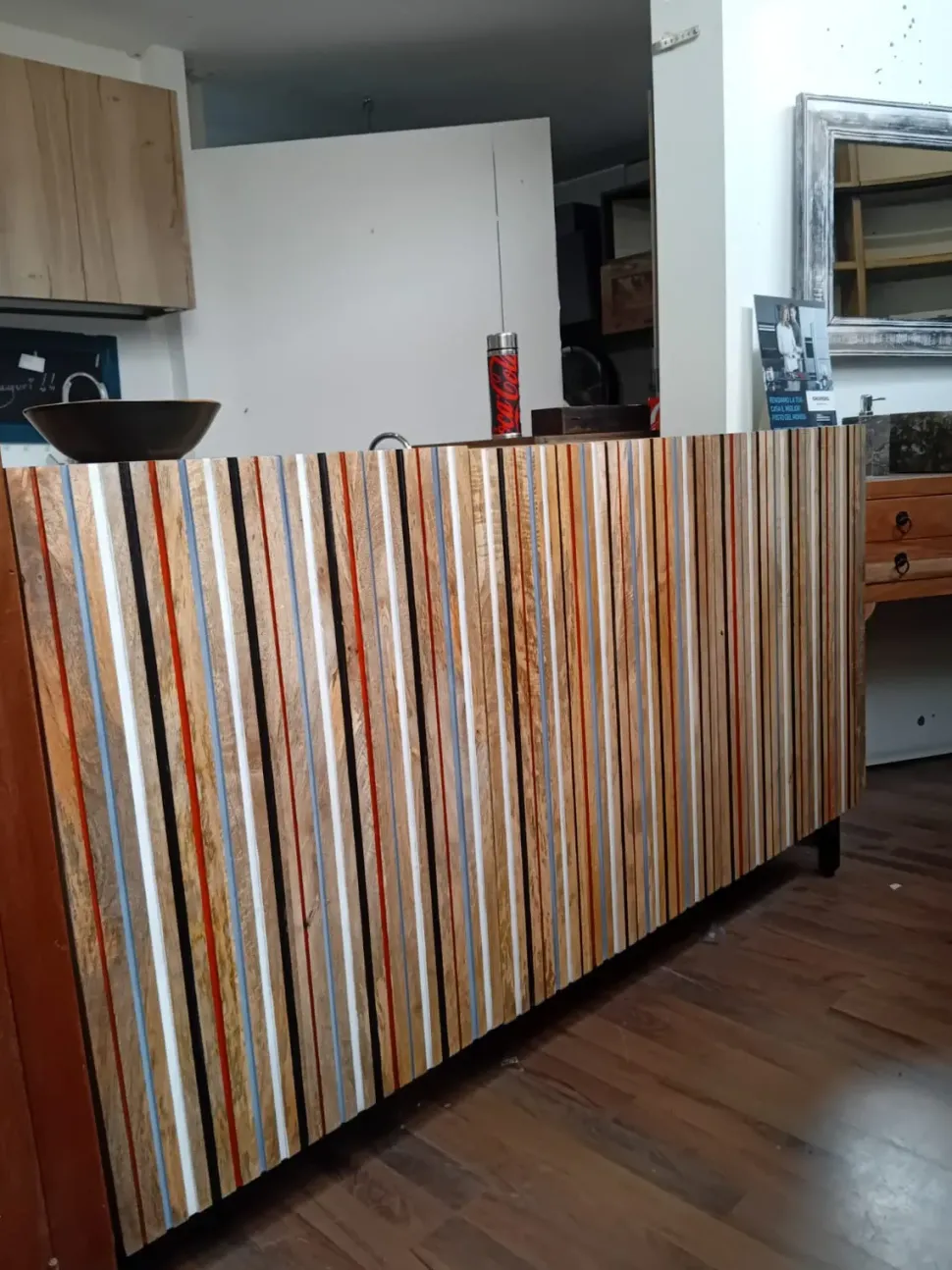 Madia Credenza line nordic 3 ante di Nuovi mondi collection a prezzi convenienti