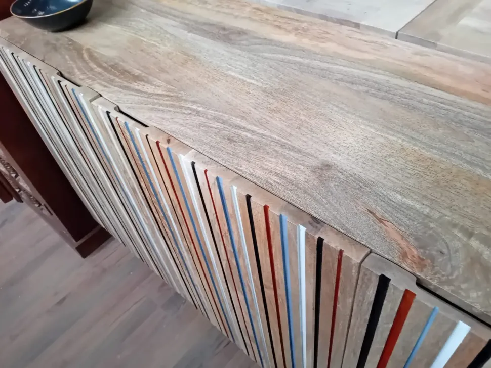 Madia Credenza line nordic 3 ante di Nuovi mondi collection a prezzi convenienti