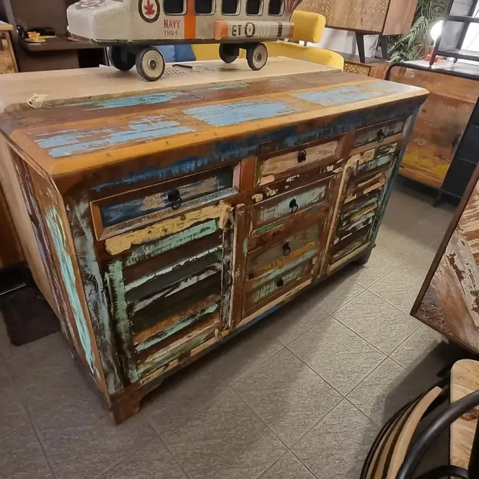 Madia Credenza persiane 150 di Outlet etnico con forte sconto