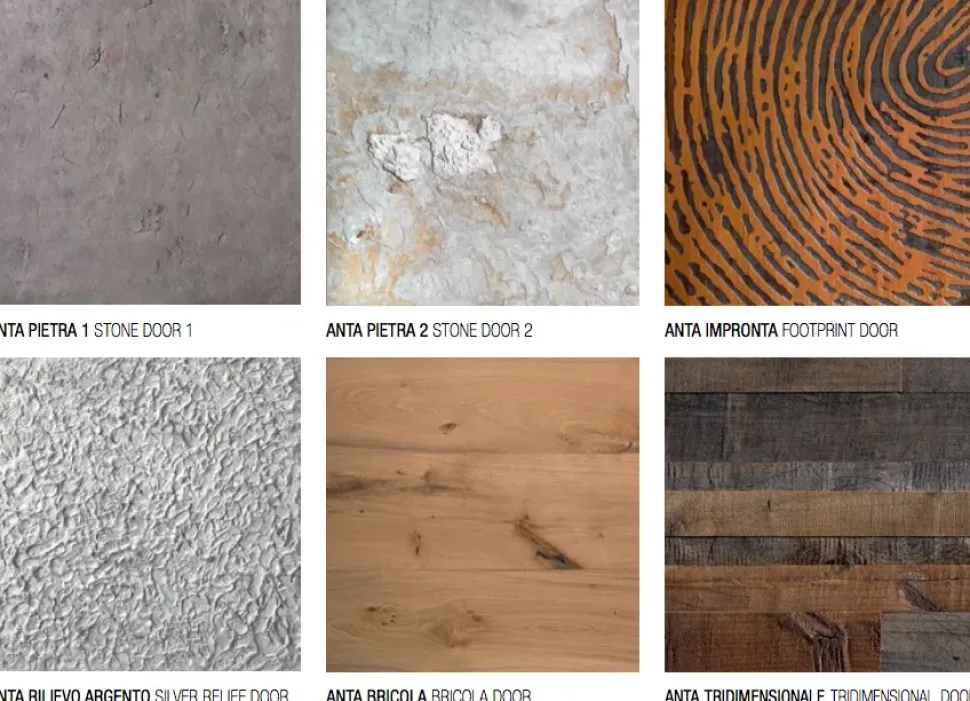 Madia Cupboard anta intagliata di Collezione esclusiva in stile design in offerta