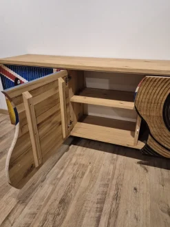 Madia di Artigianale in legno Liverpool a prezzo Outlet