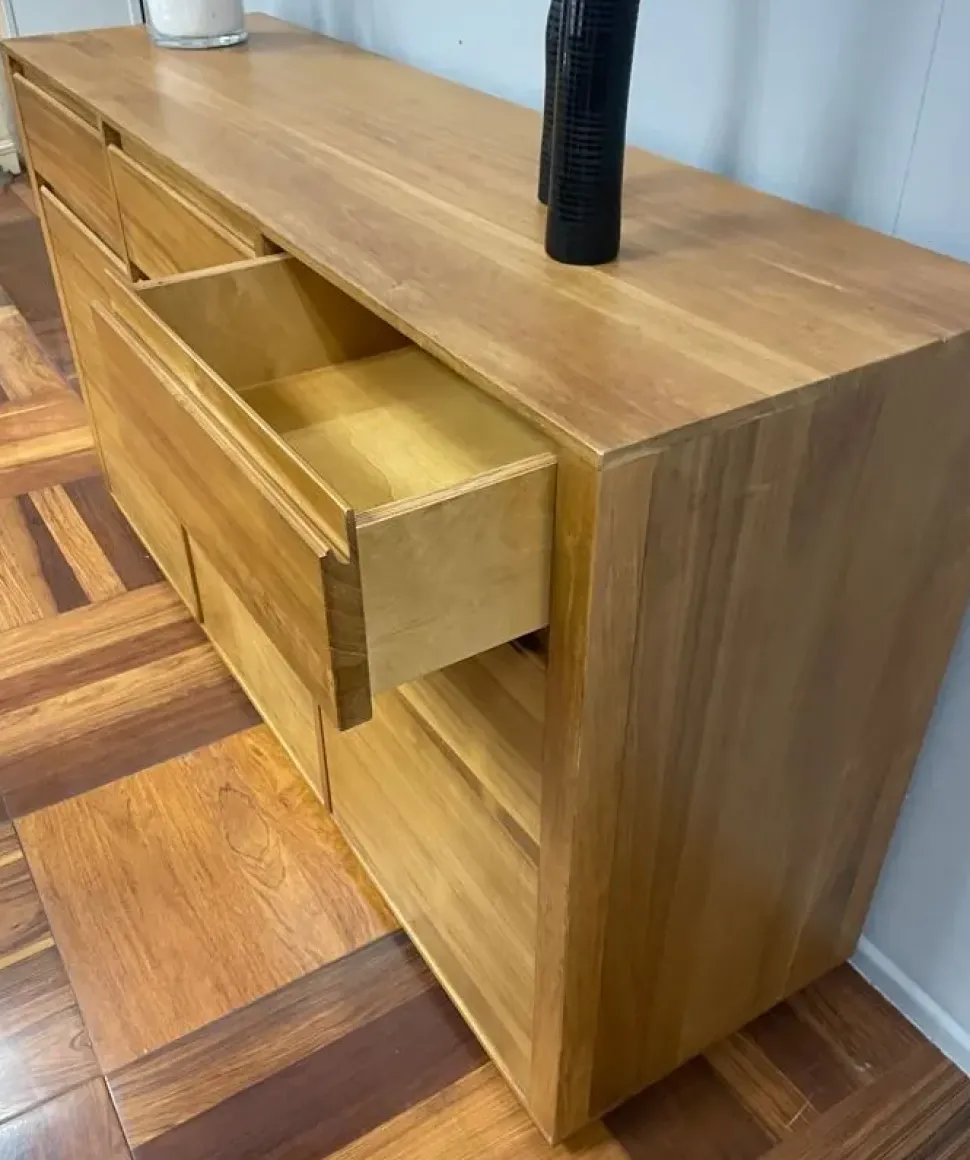 Madia di Artigianale in legno Alba a prezzo Outlet