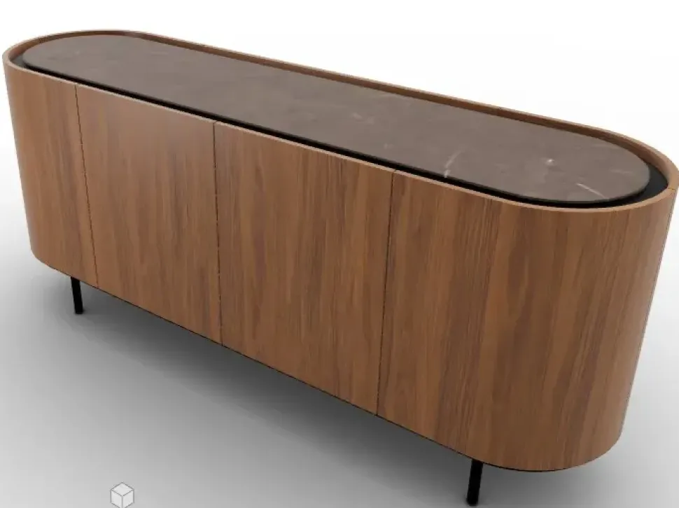 Madia di Calligaris in legno Lake a prezzo riservato