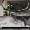 Madia di Cattelan italia in laccato opaco Focus crystalart a prezzo Outlet